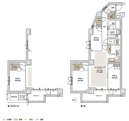 パークホームズ下北沢ガーデン 間取り A