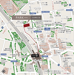 パークホームズ川口幸町三丁目 現地案内図