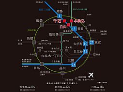 ザ・パークハウス 文京白山レジデンス アクセス図