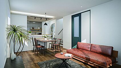 【7号棟/LDK 完成予想CG】