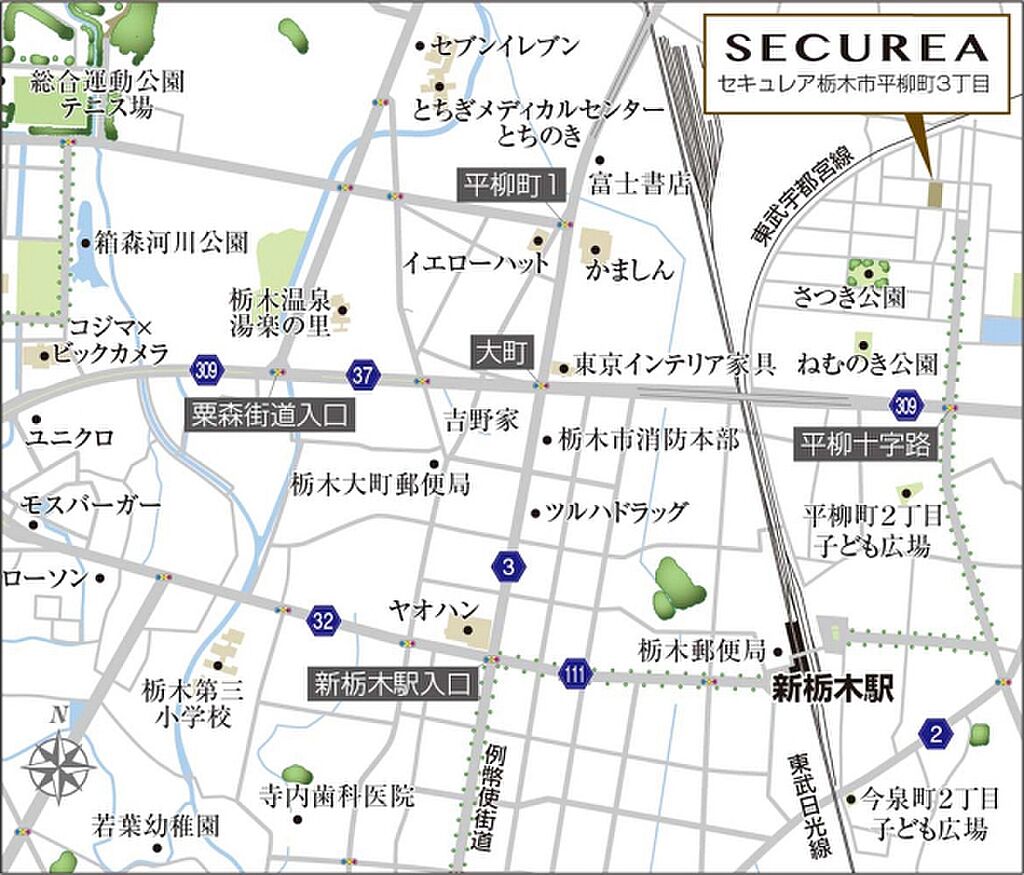 ダイワハウス セキュレア栃木市平柳町3丁目 建築条件付宅地分譲 栃木県栃木市平柳町3丁目6 23他新栃木駅の新築一戸建て 物件番号 の物件詳細 ニフティ不動産