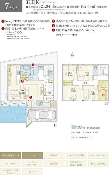 ［プラン図］※図面に基づいて描いているのでプラン及び外構・植栽については、実際とは多少異なる場合があります。また、車・家具・家電・備品等は販売価格に含まれません。