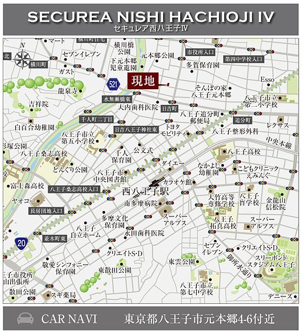 ※付近案内図