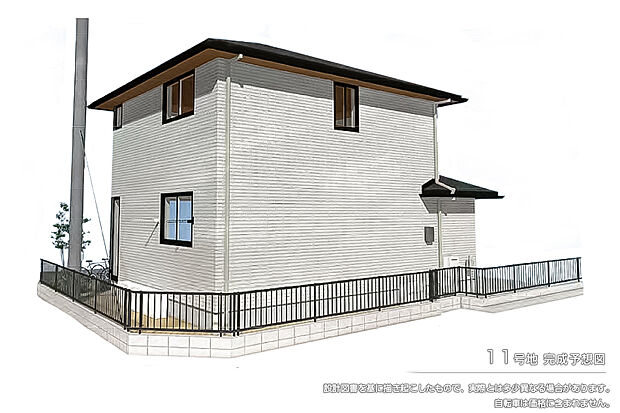 【11号地 庭・外構】完成予想図