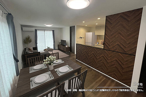 【2号地 リビング】2号地