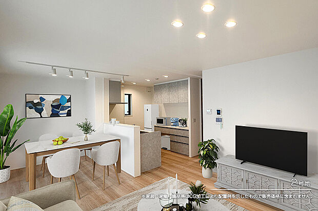 【2号地 リビング】2号地