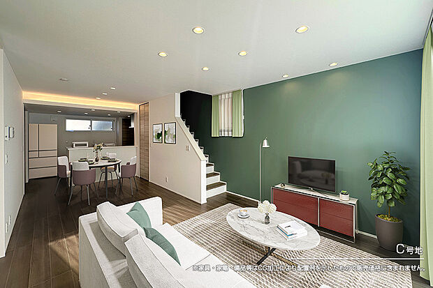 【C号地 リビング】C号地