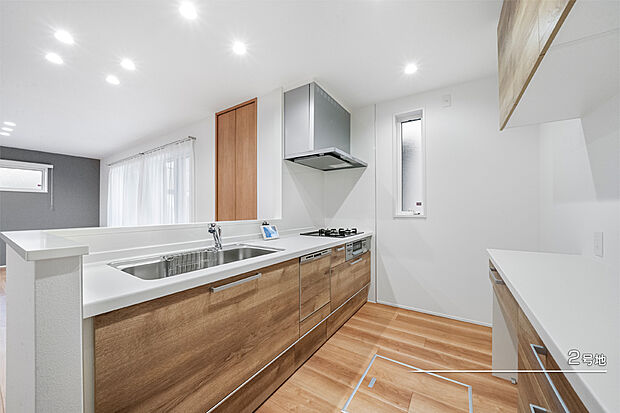 【2号地 キッチン】2号地