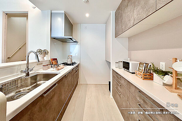 【B号地 キッチン】B号地