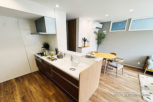 【2号地 キッチン】2号地