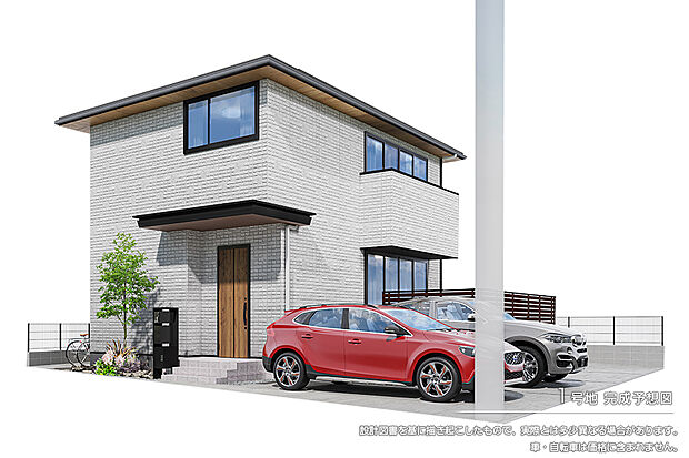 【1号地 庭・外構】完成予想図