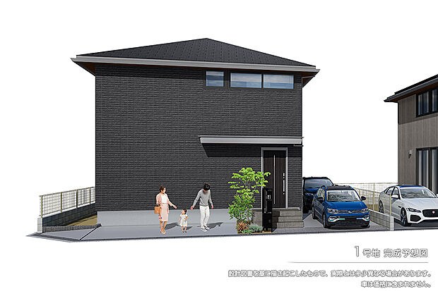 【1号地 庭・外構】完成予想図