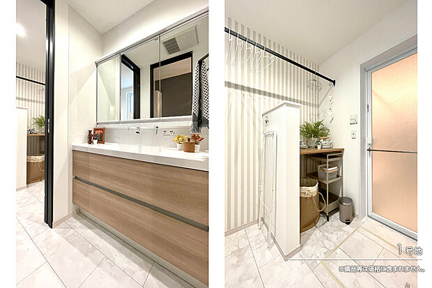 【1号地 洗面室】1号地