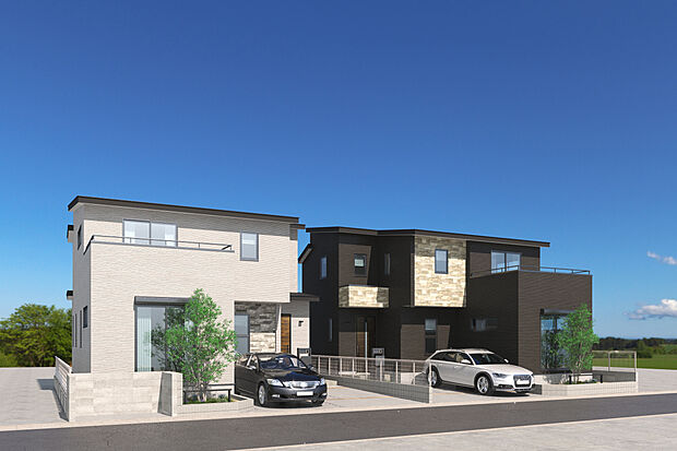 完成予定の外観パース