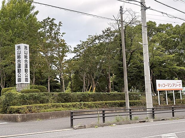 流山総合運動公園(約300m)