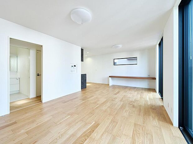 【【1号地ダイニング】】【1号地ダイニング】ダイニングのカウンターは学習スペースとしてぴったりです。