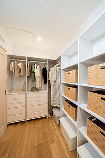 広々ファミリークローゼット