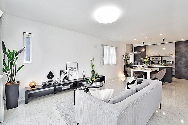 20帖のゆとりあるＬＤＫ（4号地モデルハウス）