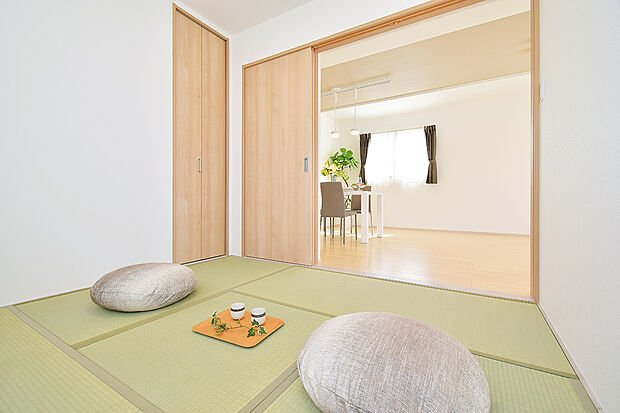 【ＬＤＫと一体でも使える和室】（10号地モデルハウス）