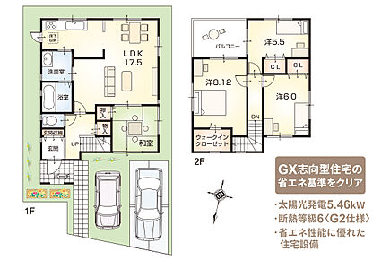 【ZEH仕様 + G2グレード仕様付】（外構工事付、消費税込） 