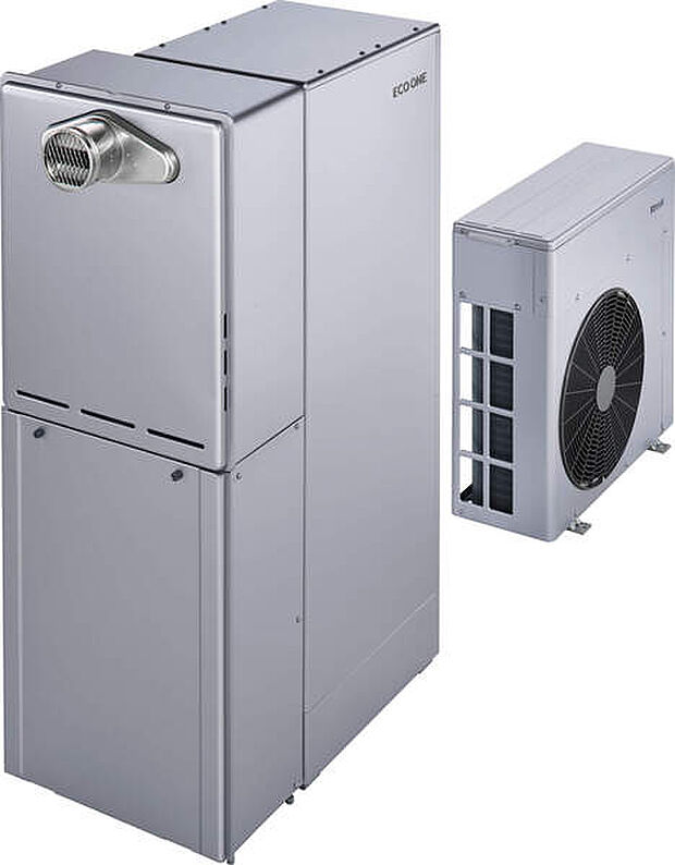 【エコワンX5】電気とガスを組み合わせたハイブリッド給湯器で、業界トップクラスの省エネ性と低ランニングコストを実現。