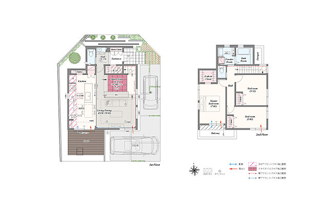 【4LDK】4LDK＋土間収納＋パントリー＋リネン庫＋ウォークインクローゼット