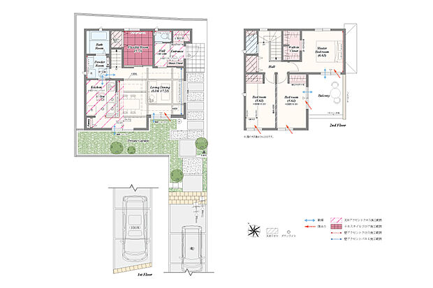 【4LDK（3LDK対応可※別途有償）】4LDK（3LDK対応可※別途有償）＋土間収納＋パントリー＋リネン庫＋ウォークインクローゼット