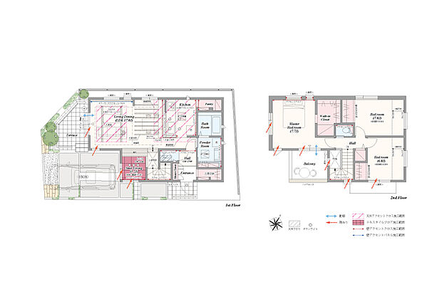 【3LDK】3LDK+ステアリビング+土間収納+パントリー+ランドリーカウンター+ウォークインクローゼット