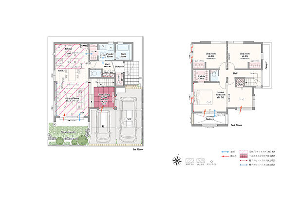 【3LDK(2・4LDK対応可※別途有償)】3LDK(2・4LDK対応可※別途有償)+ステアリビング+土間収納+パントリー+リネン庫+ウォークインクローゼット