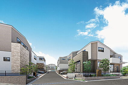 【緑と調和し木調のぬくもりに憩う全30邸】