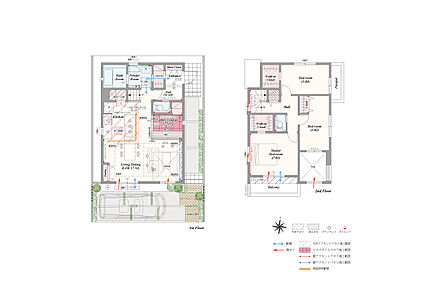 3LDK（4LDK対応可※別途有償）＋土間収納＋パントリー＋リネン庫＋2ウォークインクローゼット 