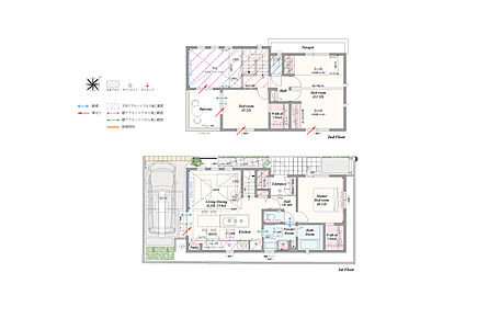 3LDK（2・4LDK対応可※別途有償）＋土間収納＋パントリー＋リネン庫＋2ウォークインクローゼット 