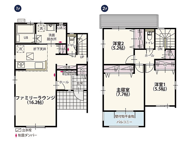 【1号棟 間取り図】