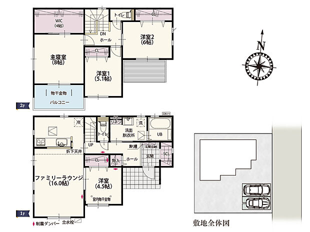 【1号棟 間取り図】