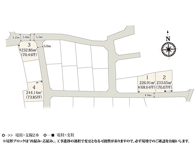 67坪以上の敷地なので、お庭スペースも取れる広さです。周辺も分譲地となっており、ご近所づきあいも安心ですね。