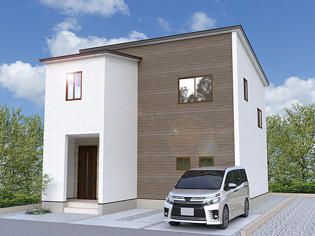 【【18号棟外観完成予想図】】※パースは設計図面を基にした完成予想図です。