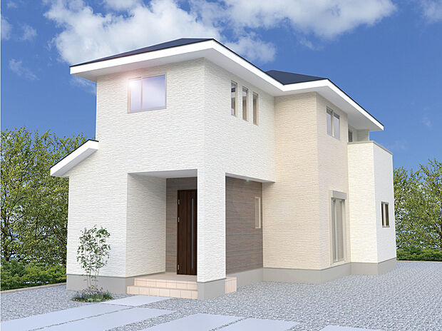 【【3号棟外観完成予想図】】※パースは設計図面を基にした完成予想図です。