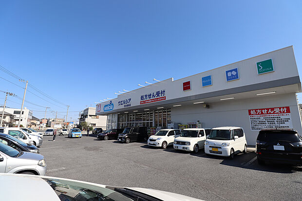 ウエルシア 熊谷箱田店(約550m)