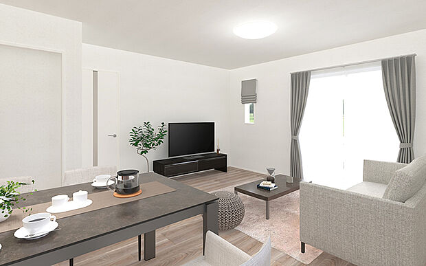 【【3号棟　LDKイメージパース】 】※画像は設計図面を基に作成したイメージです。