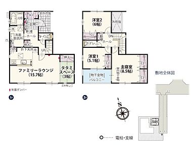 JR高崎線「岡部」駅：徒歩12分（900ｍ） 深谷市立岡部西小学校：徒歩8分（600ｍ） 深谷市立岡部中学校：徒歩23分（1800ｍ） しようのもり保育所：徒歩7分（500ｍ） ヤオコー 岡部店：徒歩7分（550ｍ） クスリのアオキ 岡部店：徒歩5分（350ｍ） セブンイレブン 埼玉岡部町店：徒歩3分（240ｍ） 道の駅 おかべ：徒歩10分（800ｍ） 白山公園：徒歩5分（350ｍ） なすはらクリニック：徒歩3分（200ｍ） 栗澤歯科医院：徒歩4分（300ｍ） 