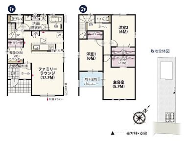 JR高崎線「北鴻巣」駅：徒歩47分（3700ｍ） 鴻巣市立屈巣小学校：徒歩14分（1100ｍ） 鴻巣市立川里中学校：徒歩37分（2900ｍ） 保育所まなぴぃ川里園：徒歩5分（400ｍ） 生鮮市場TOP スーパービバホーム鴻巣店：徒歩28分（2200ｍ） アバンセ 川里店：徒歩37分（2900ｍ） スーパービバホーム 鴻巣店：徒歩28分（2200ｍ） 屈巣第2公園：徒歩3分（210ｍ） 柿木公園：徒歩3分（210ｍ） 宮坂医院：徒歩5分（350ｍ） 