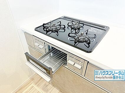 3つ口ガスコンロ【同社施工例】