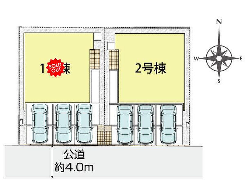 四街道市大日2期2棟　区画図