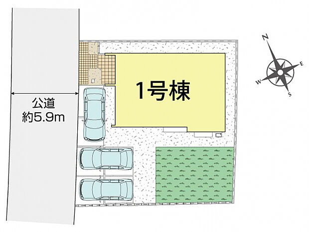 千葉市花見川区横戸台 区画図