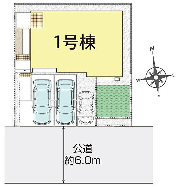 千葉市若葉区若松台3丁目1棟 区画図