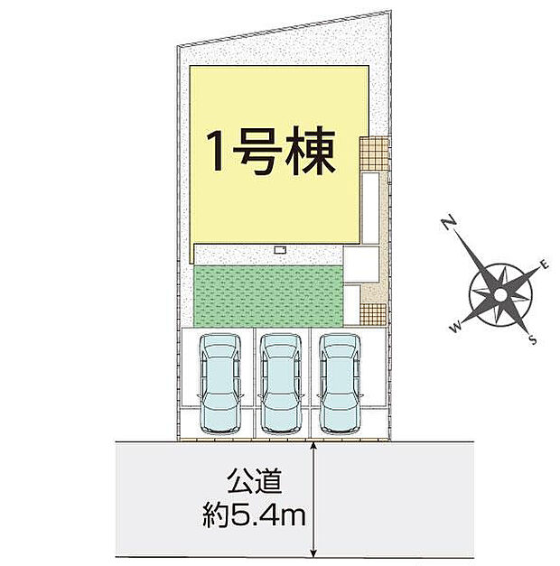 千葉市稲毛区長沼町1棟 区画図