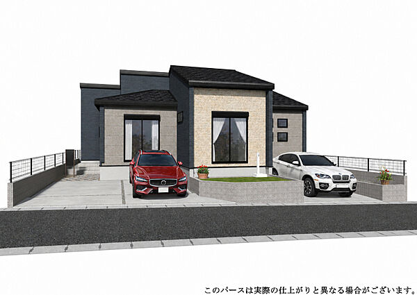 【外観完成予定パース】　完成予定パースとなります。仕様等、詳細は東栄住宅　千葉営業所【0120-57-1081】までお問合せください。