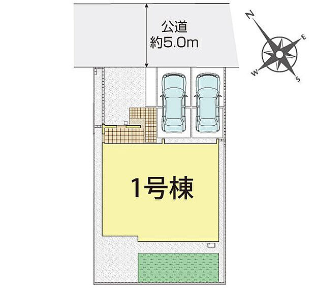 四街道市旭ケ丘3丁目2期1棟　区画図