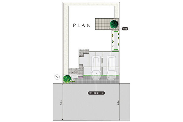 【住まいの本質と土地の魅力を映した邸宅】
2路線2駅の利用が可能な立地に誕生する、「THE PROVE」の思想を受け継ぐ一邸。開放的な道路に面し、ゆとりある172m2の敷地面積を確保した住まいです。