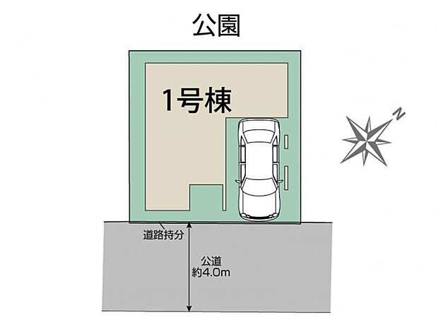 足立区西保木間4丁目1棟 区画図